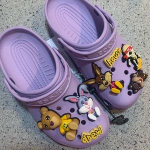 Crocs X Justin Bieber with drew (purple)